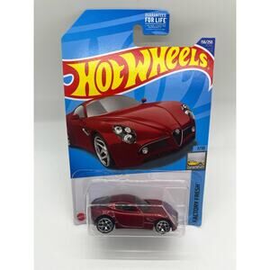 Hot Wheels Alfa Romeo 8 C Competizione Red Factory Fresh Sealed